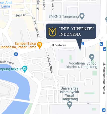 Location Map Universitas Yuppentek Indonesi Nomor